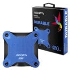 Adata SQ600 - Disco de estado sólido externo 480GB - Azul - Inicio I - discosduros.com.co