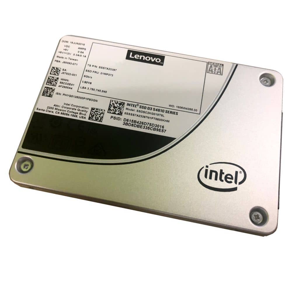 Disco SSD 480GB para Servidor - Lenovo 4XB7A13640